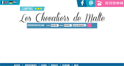 Desktop Screenshot of camping-deschevaliers.com